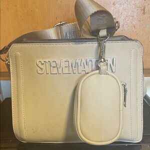 Steve Madden Cream Crossbody Bag